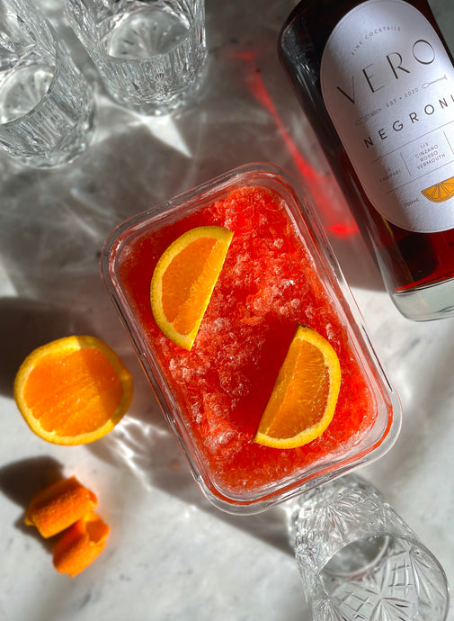Versa Cocktails Negroni Granita
